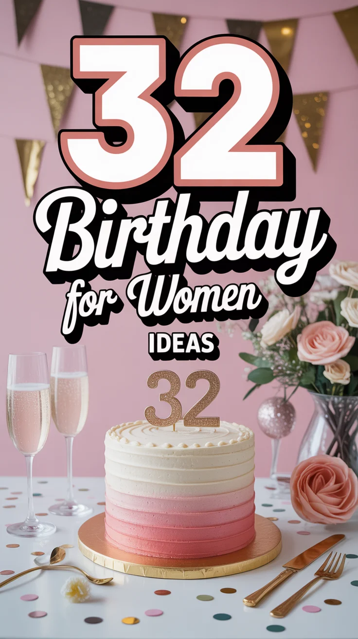 🎂 32 Birthday For Women Ideas