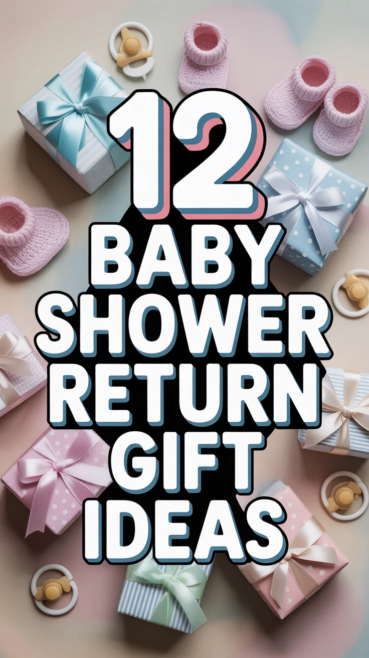 🎁 12 Baby Shower Return Gift Ideas