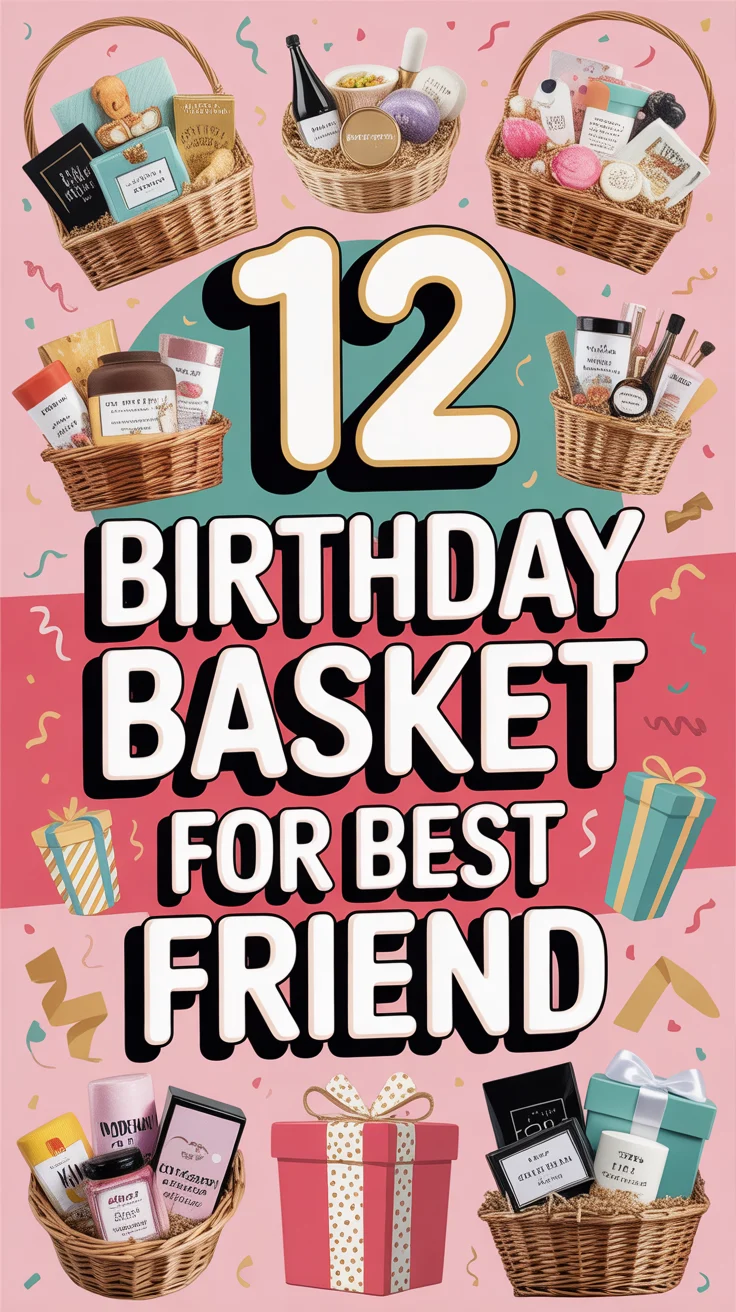 🎁 12 Birthday Basket For Best Friend