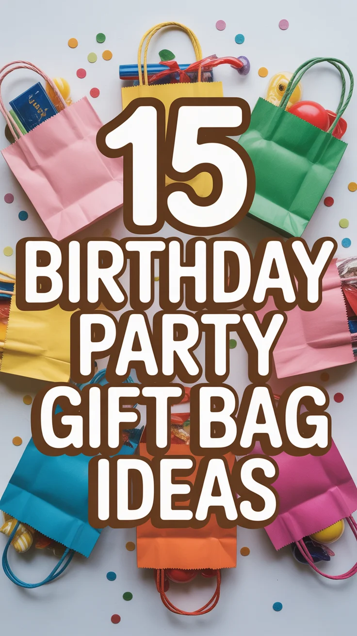 🎉 15 Birthday Party Gift Bag Ideas