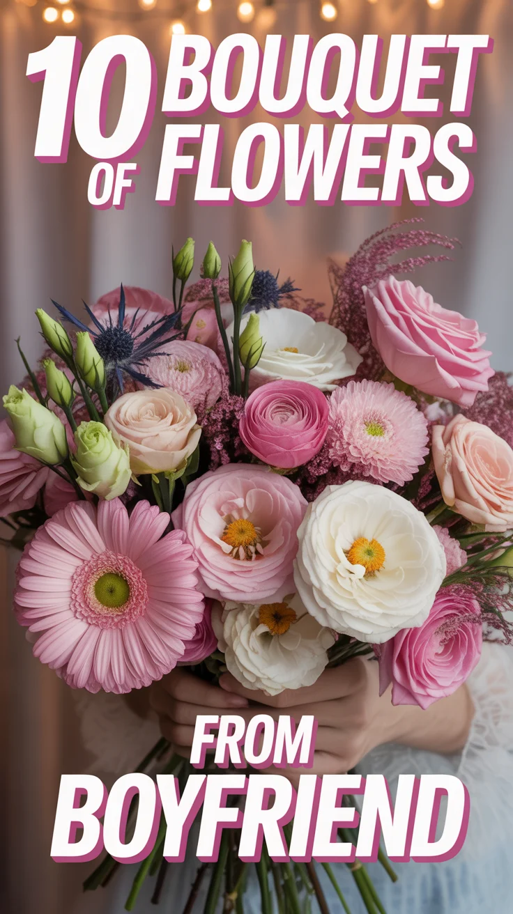 💐 10 Bouquet Of Flowers From Boyfriend