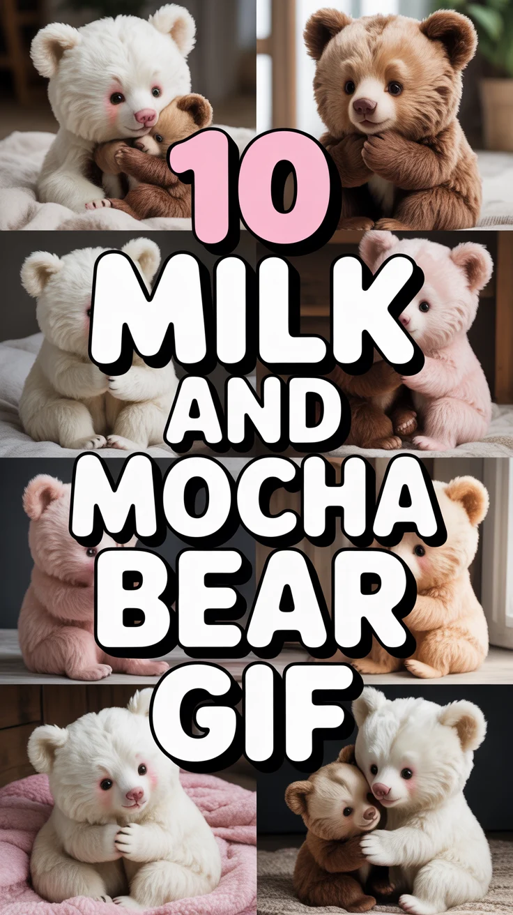 🐻 10 Milk And Mocha Bear Gif