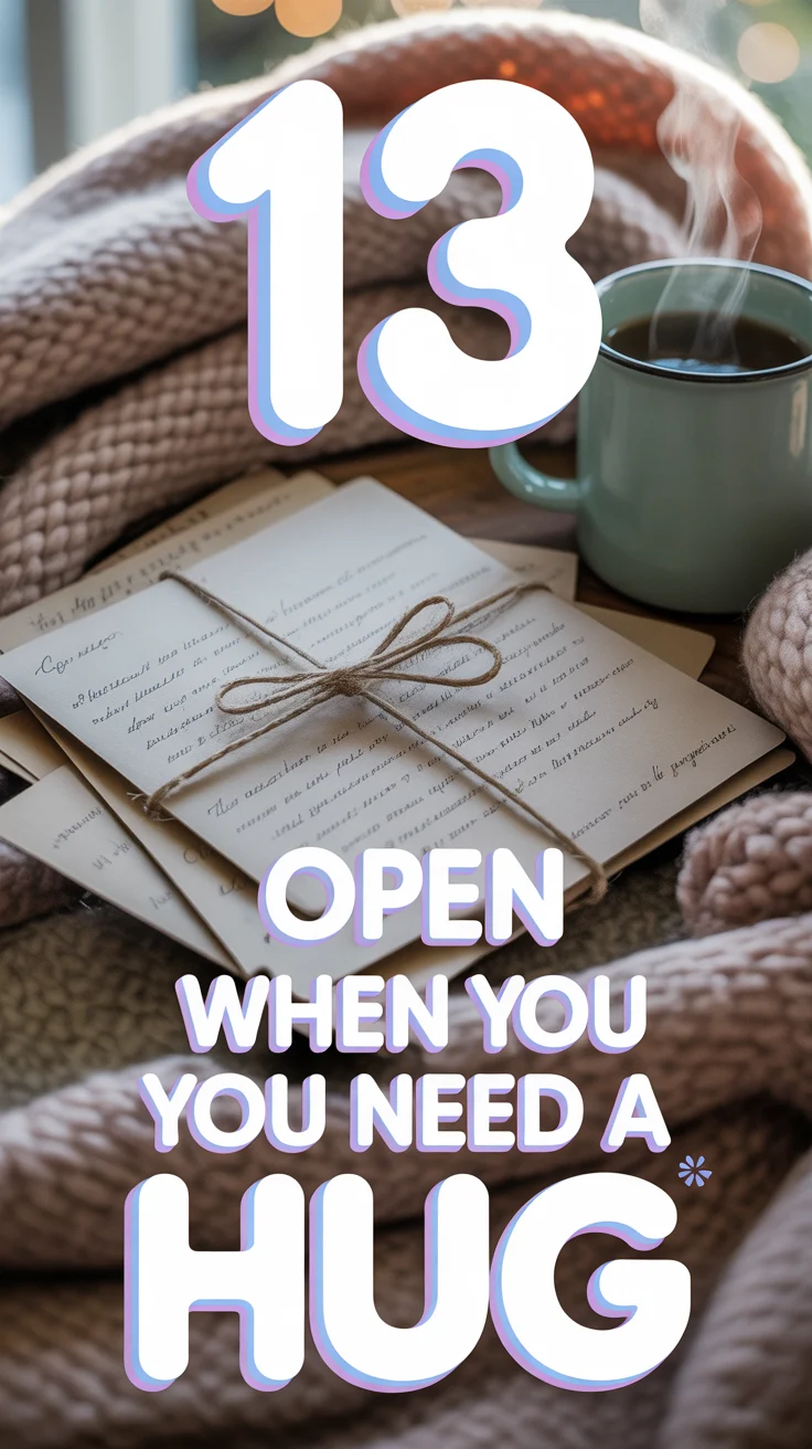 🤗 13 Open When You Need A Hug