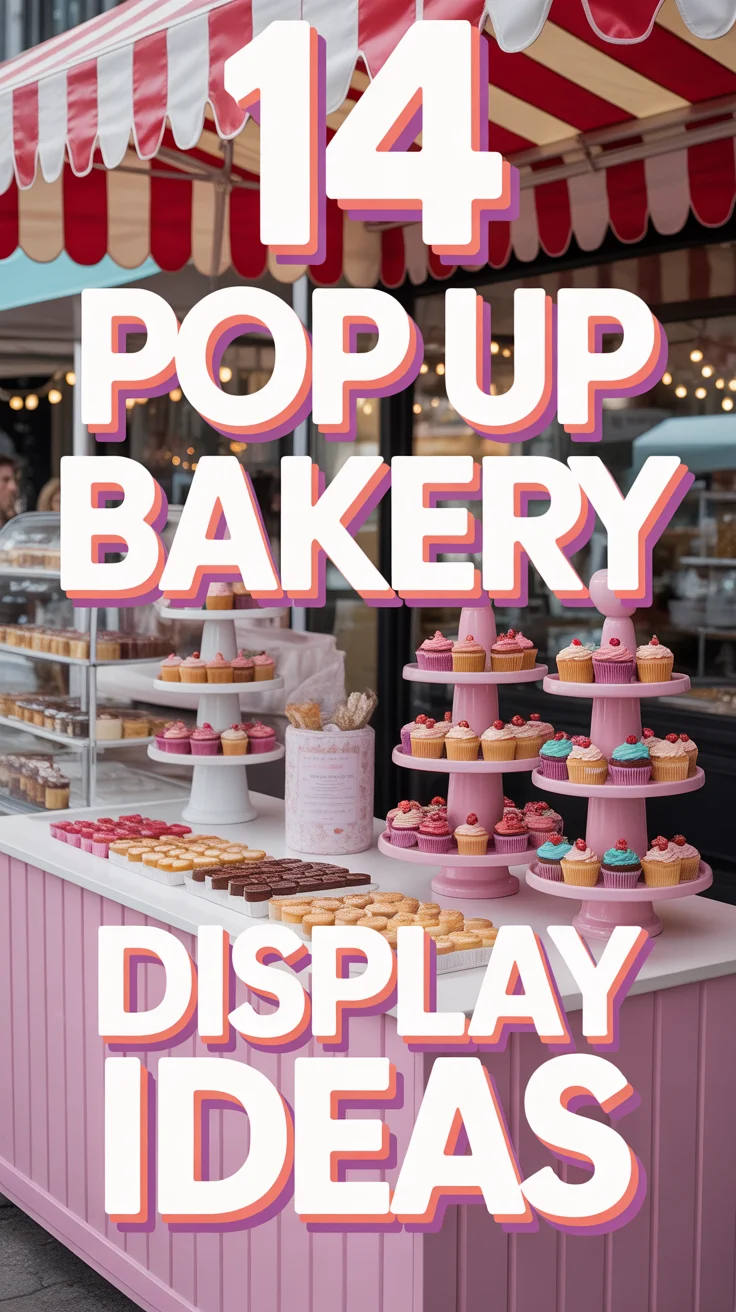🧁 14 Pop Up Bakery Display Ideas