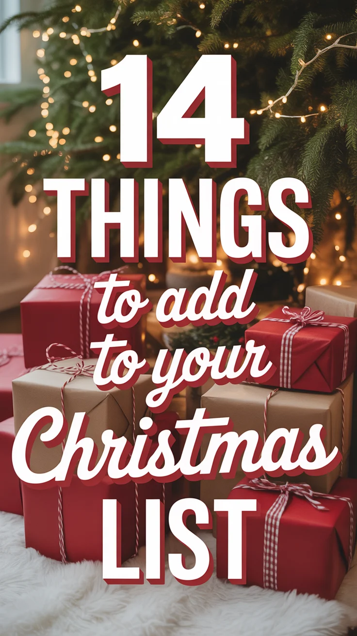🎁 14 Things To Add To Your Christmas List