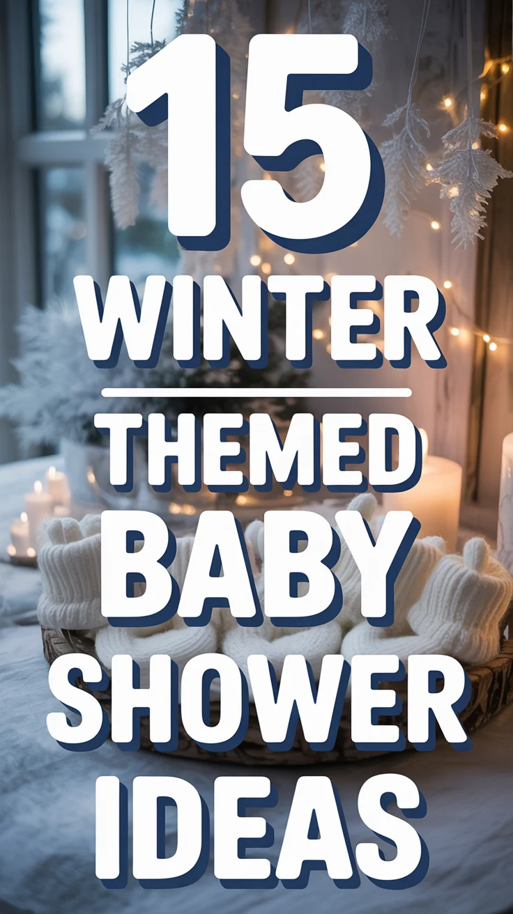 ❄️ 15 Winter Themed Baby Shower Ideas