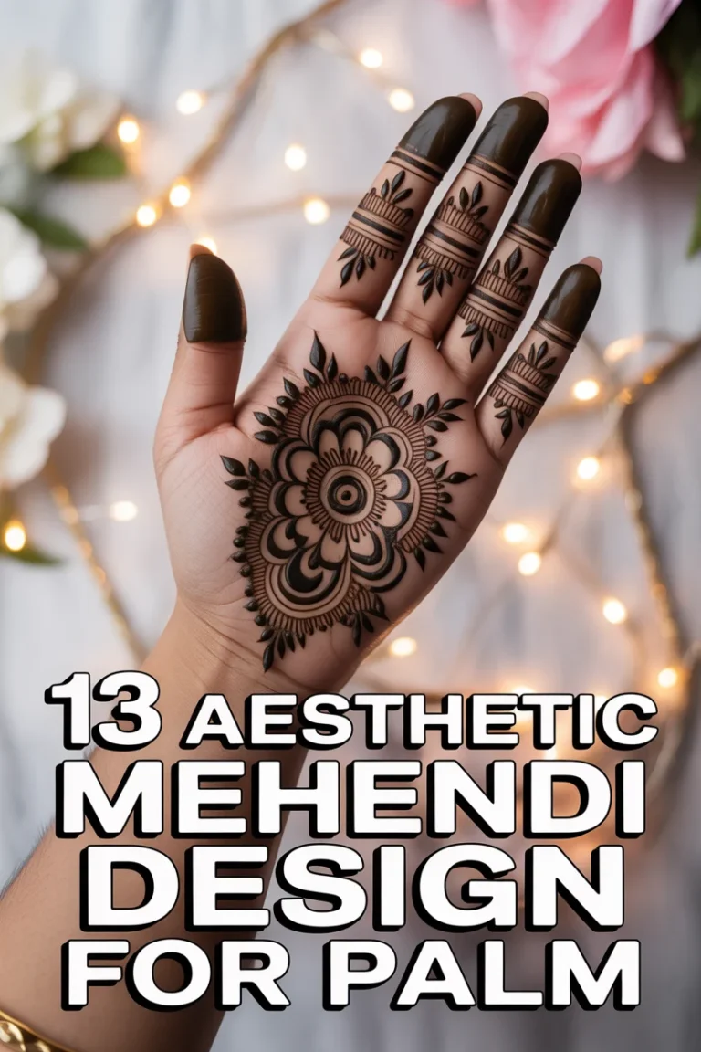🌿 13 Aesthetic Mehendi Design For Palm