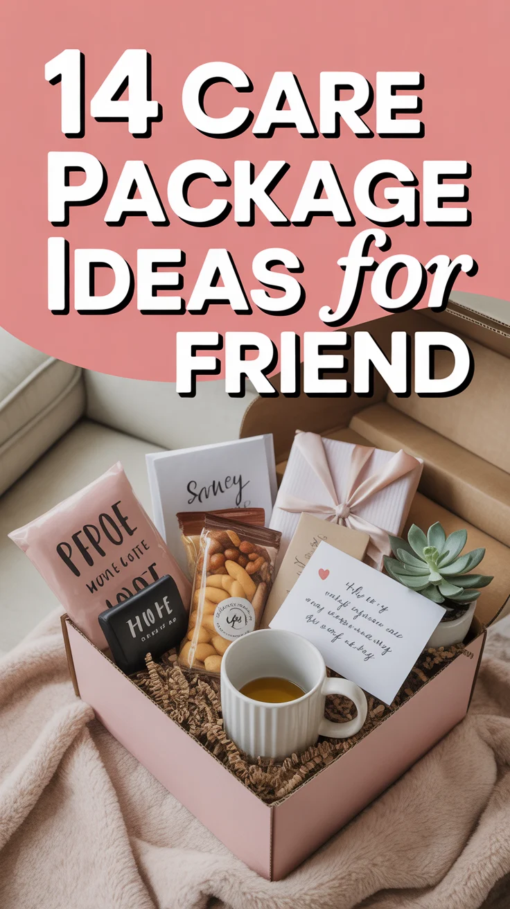 🎁 14 Care Package Ideas For Friend