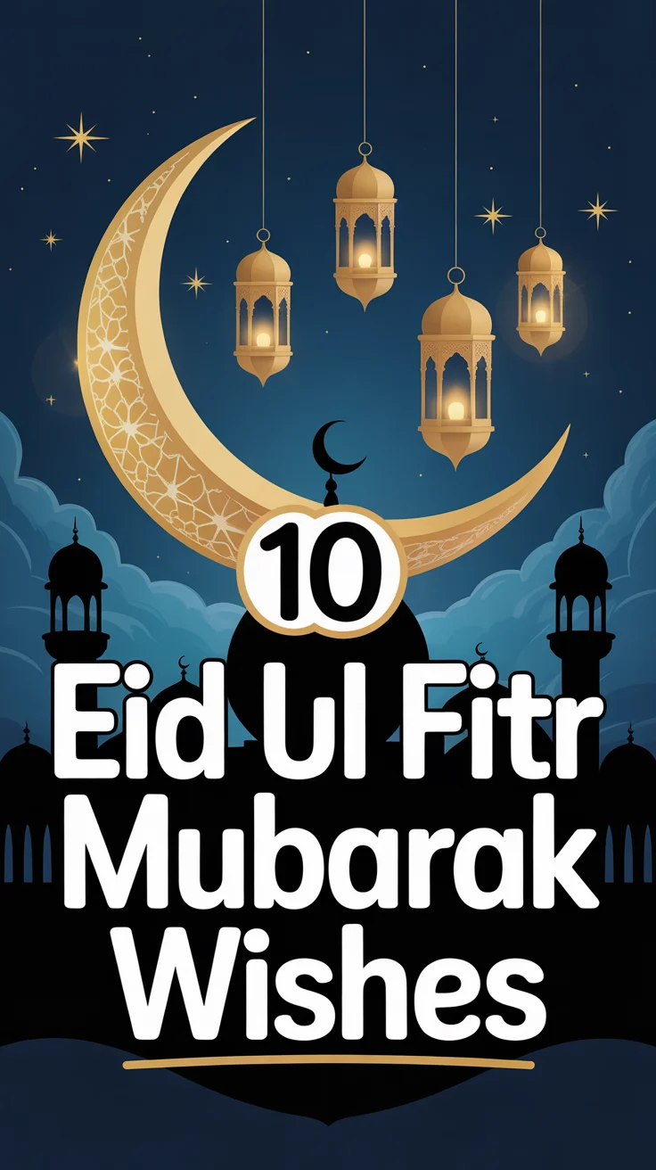 🌙 10 Eid Ul Fitr Mubarak Wishes