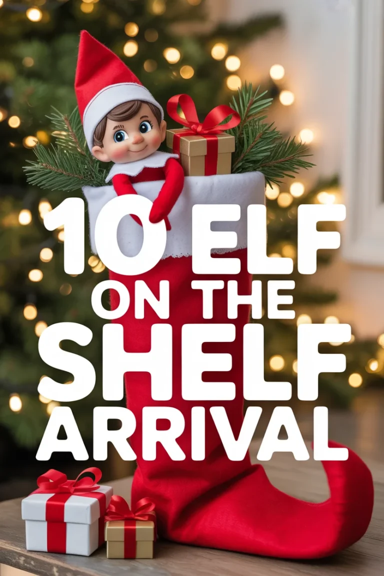 🎄 10 ELF On The Shelf Arrival