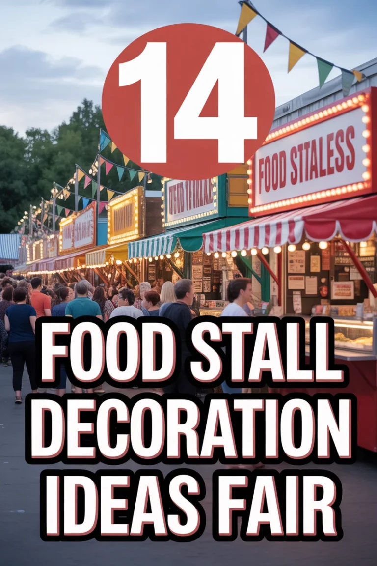 🍔 14 Food Stall Decoration Ideas Fair