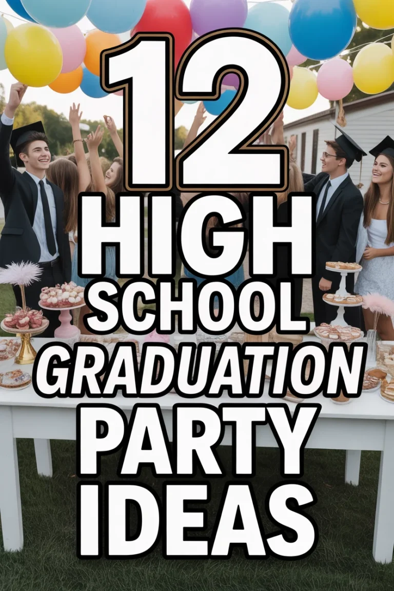 🎓 12 High School Graduation Party Ideas