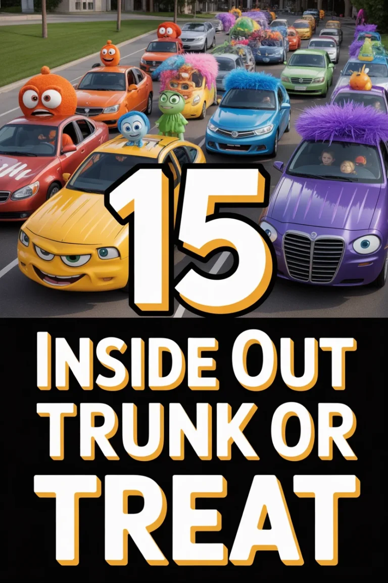 🧠 15 Inside Out Trunk Or Treat