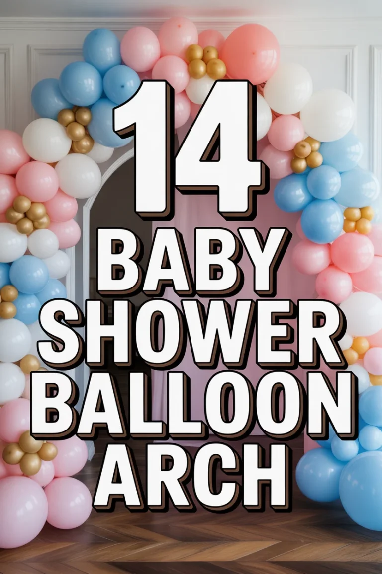 🎈 14 Baby Shower Balloon Arch
