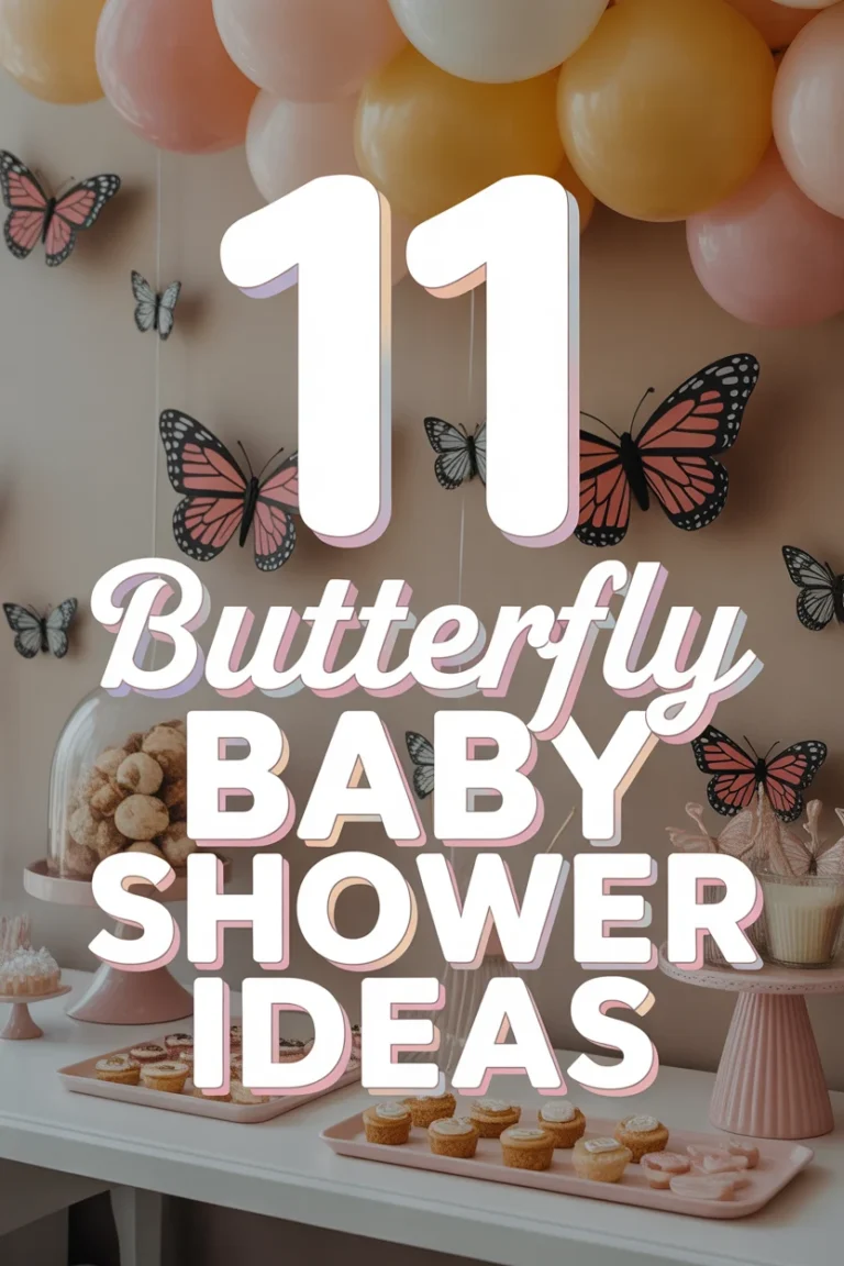 🦋 11 Butterfly Baby Shower Ideas