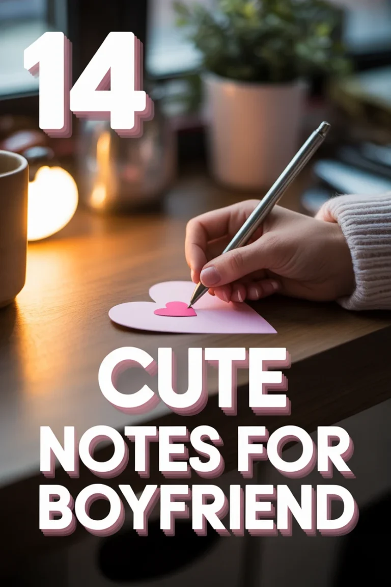 💖 14 Cute Notes For Boyfriend