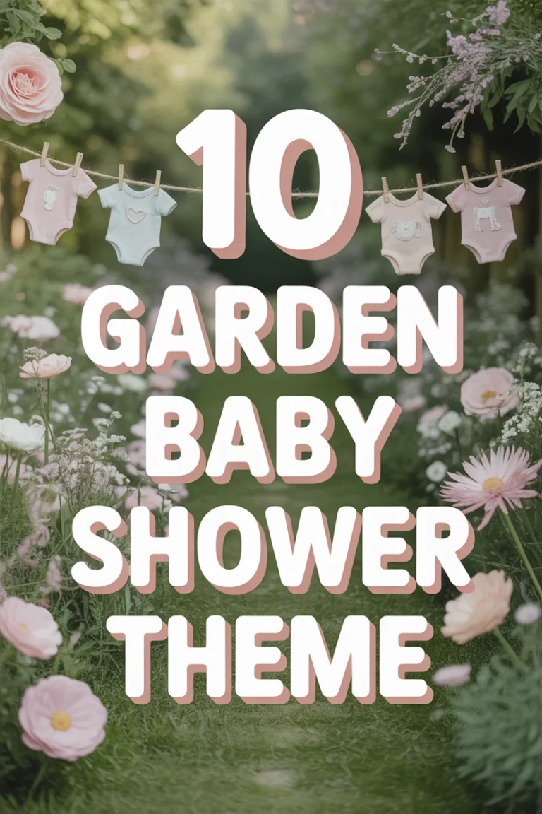 🌷 10 Garden Baby Shower Theme