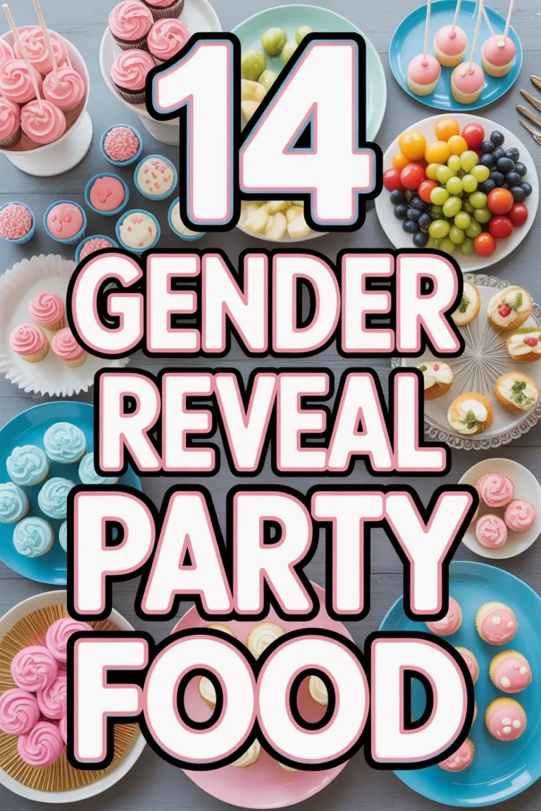 👶 14 Gender Reveal Party Food