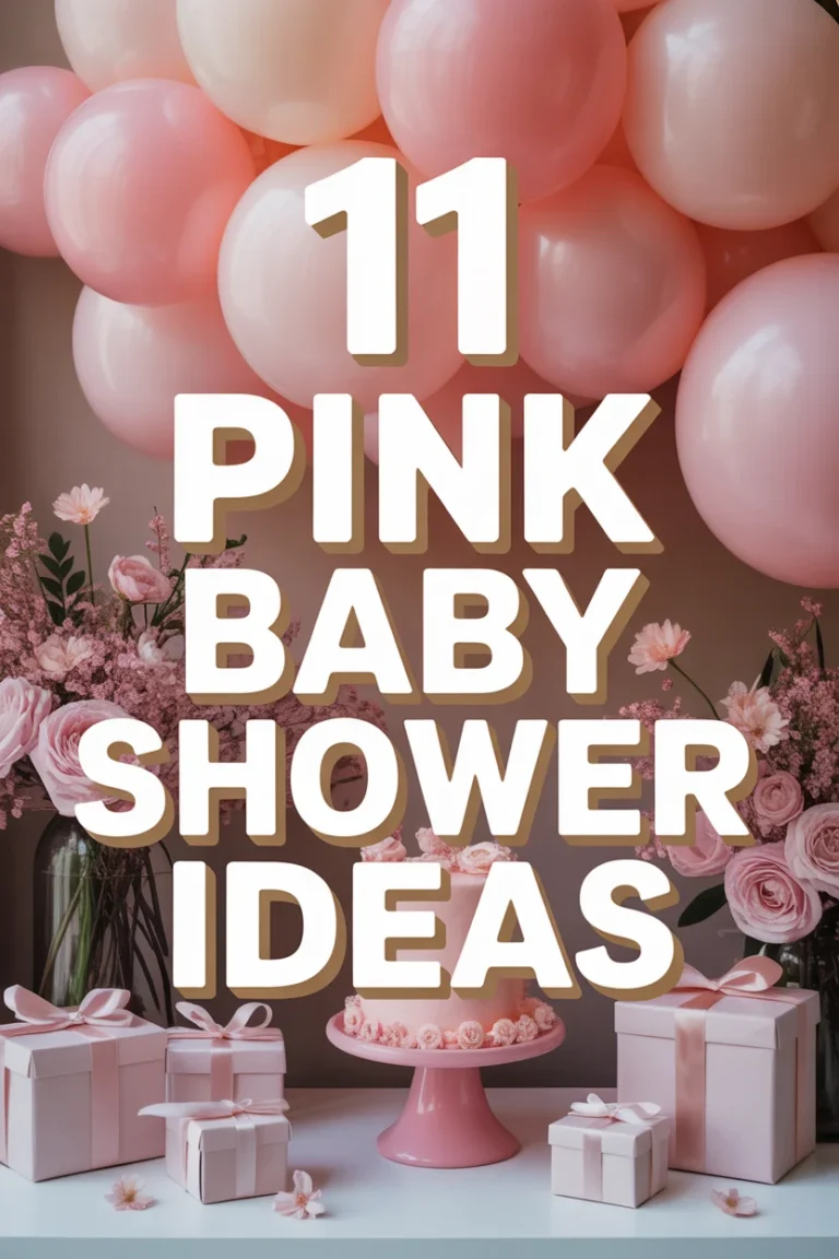 🎀 11 Pink Baby Shower Ideas